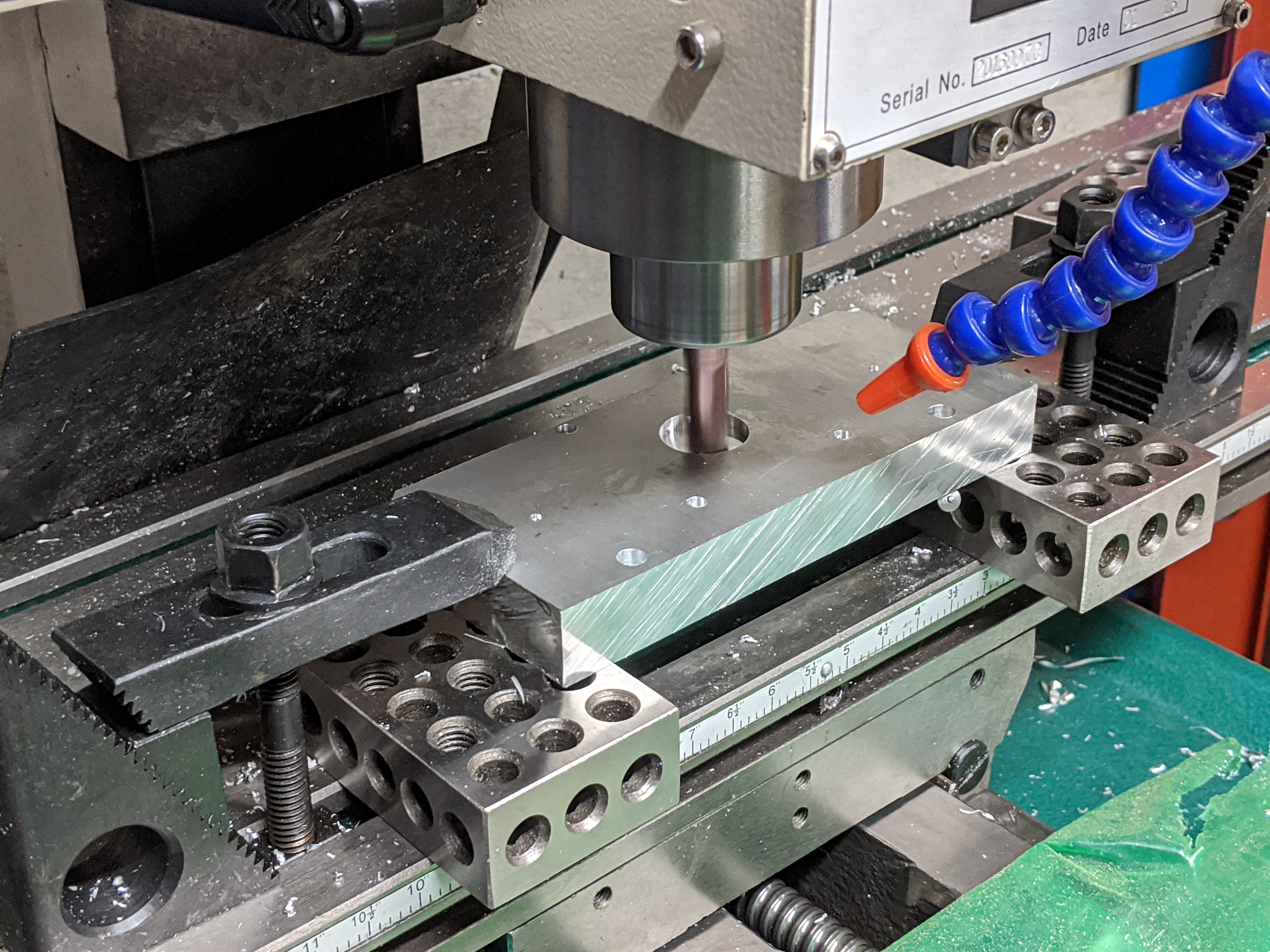 Milling Test - Making a New Ballscrew Thrust Plate