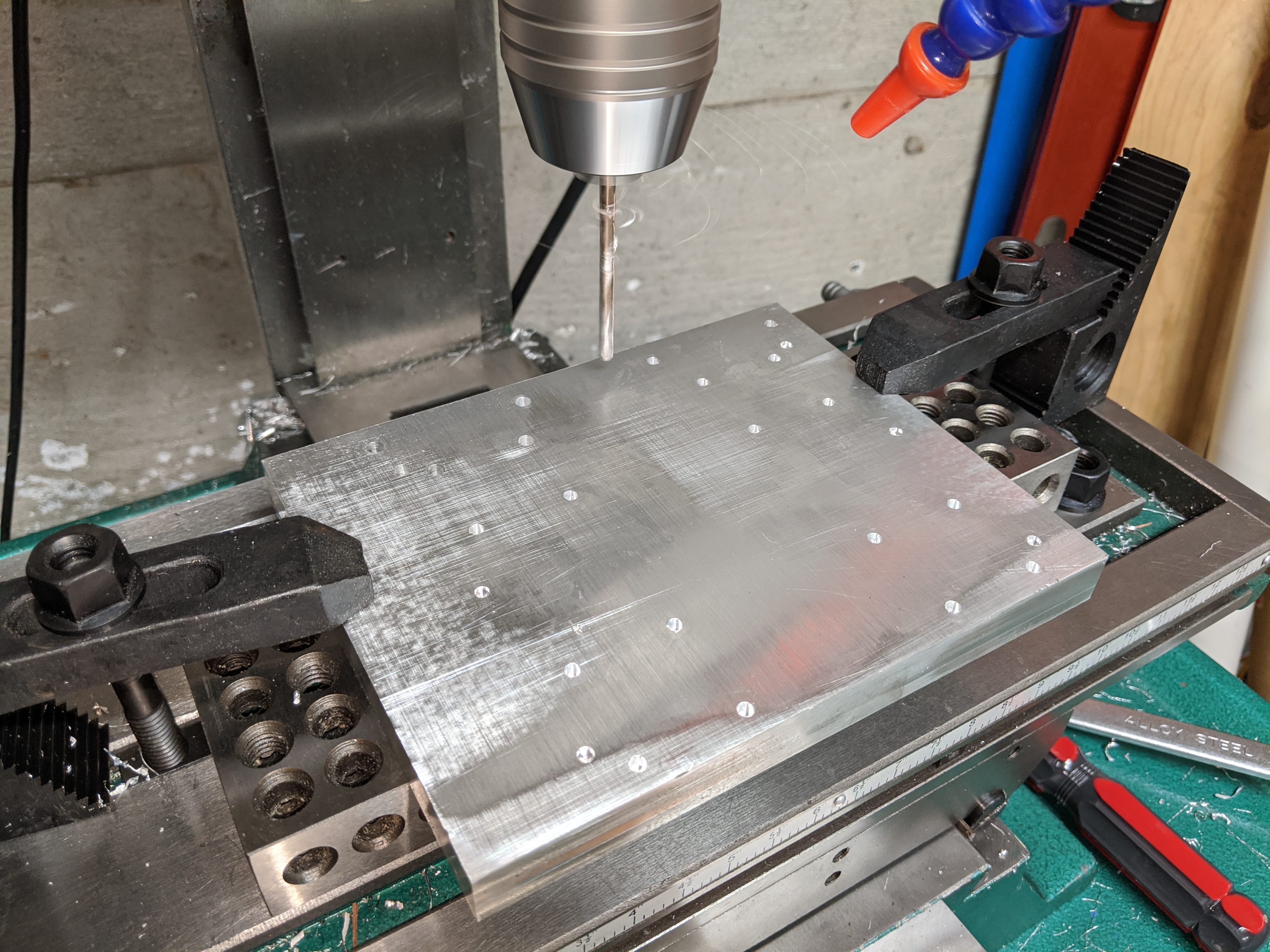 Machining Z-Axis Plate on G0704